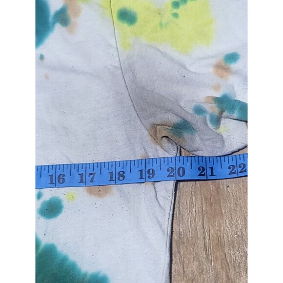 Keith Haring Tie Dye Skate T Shirt Medium Cotton Multicolor Pullover @h77 - Picture 8 of 8